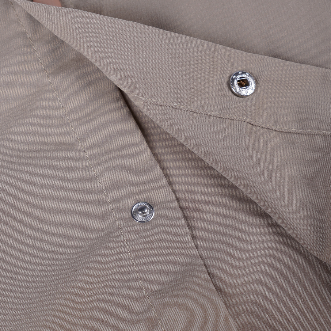Side Pocket Short Sleeve Shirt 'Khaki'