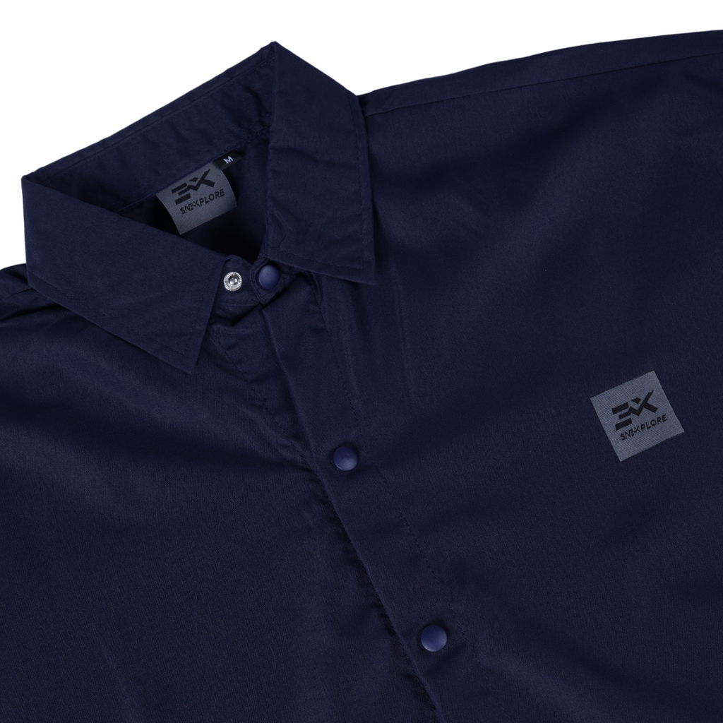 Side Pocket Short Sleeve Shirt 'Navy'