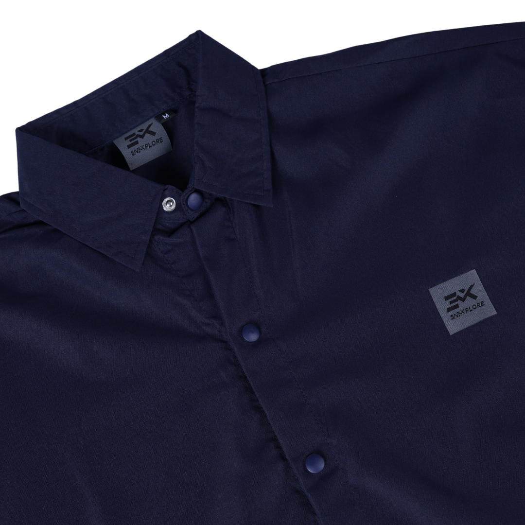 Side Pocket Short Sleeve Shirt 'Navy'