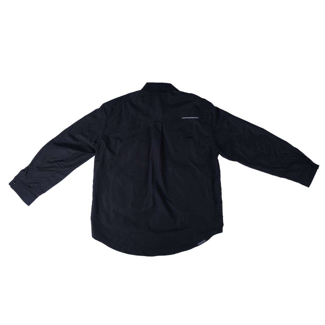 Ripstop Long Sleeve Shirt 'Black'