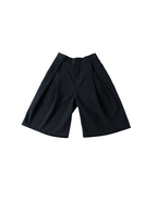 Pleated Bermuda Pants
