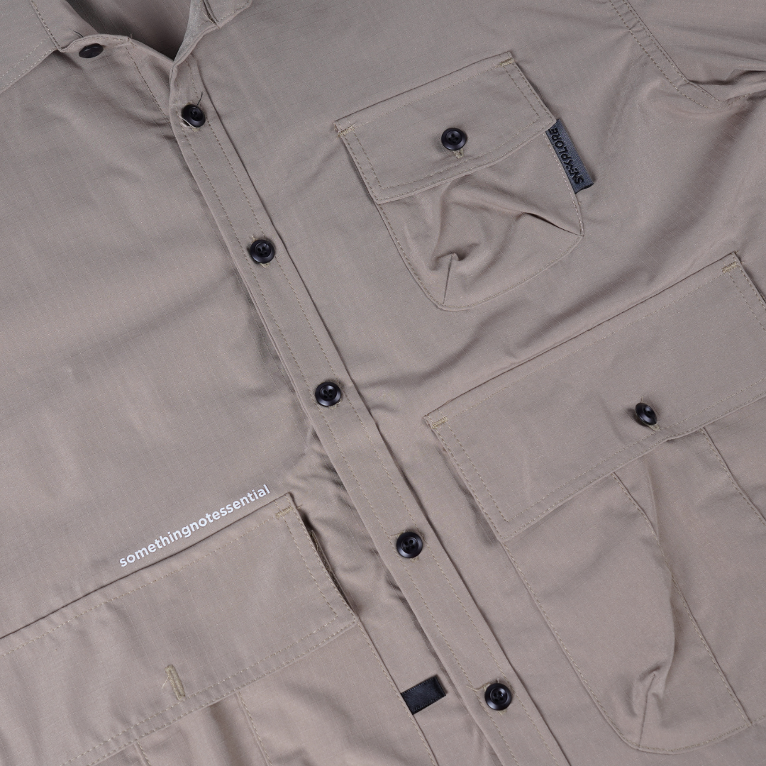 Ripstop Long Sleeve Shirt 'Khaki'
