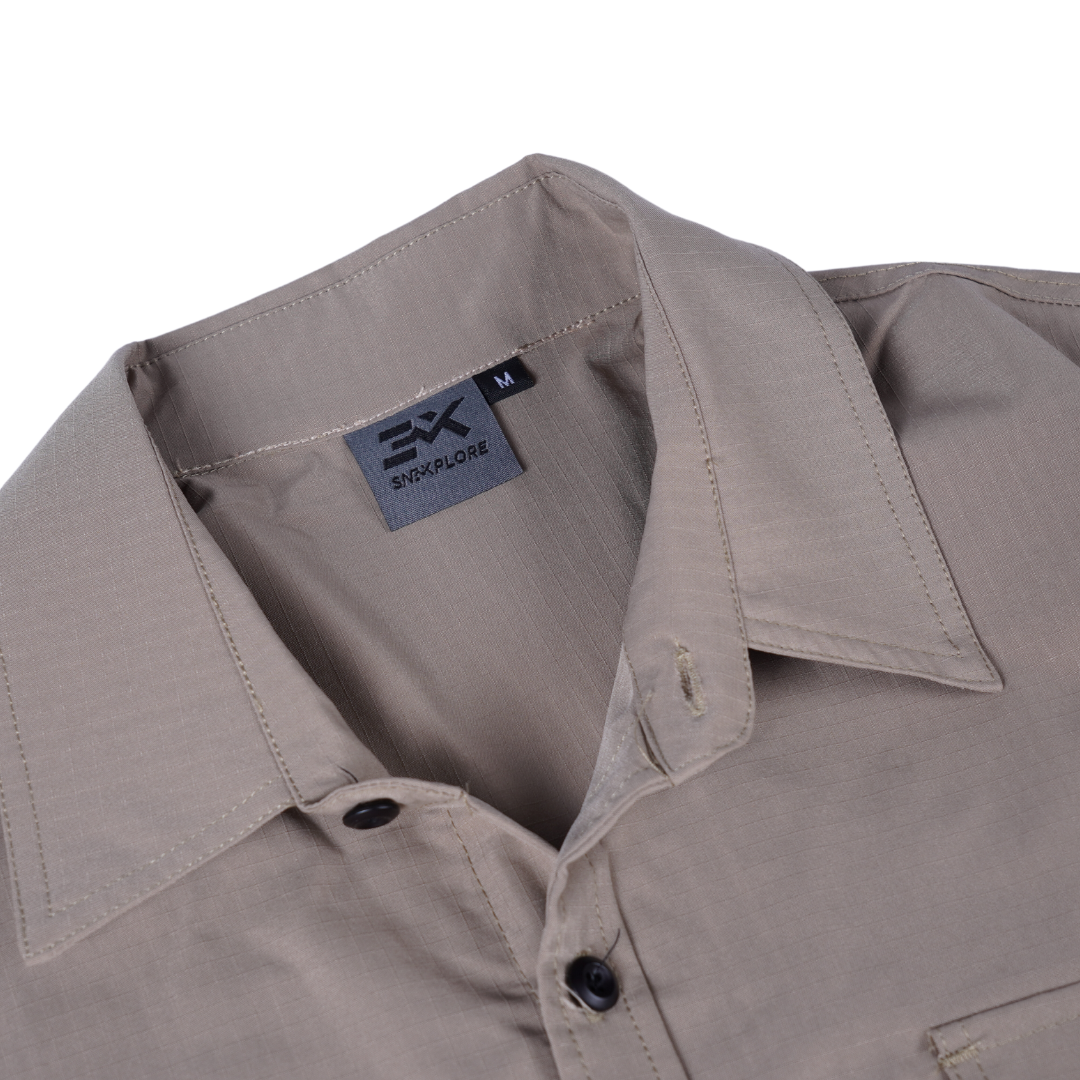 Ripstop Long Sleeve Shirt 'Khaki'