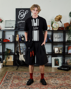 Pleated Bermuda Pants