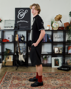 Pleated Bermuda Pants