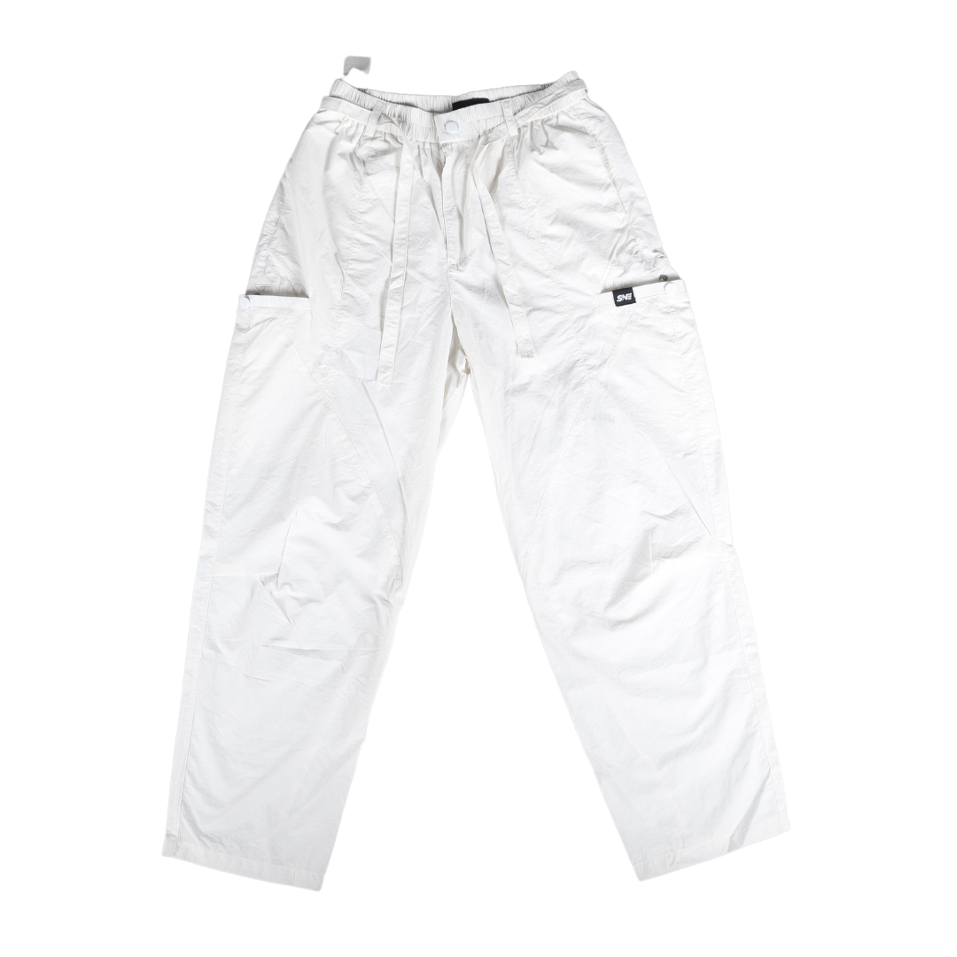 Silver Lining Nylon Pants 'White'