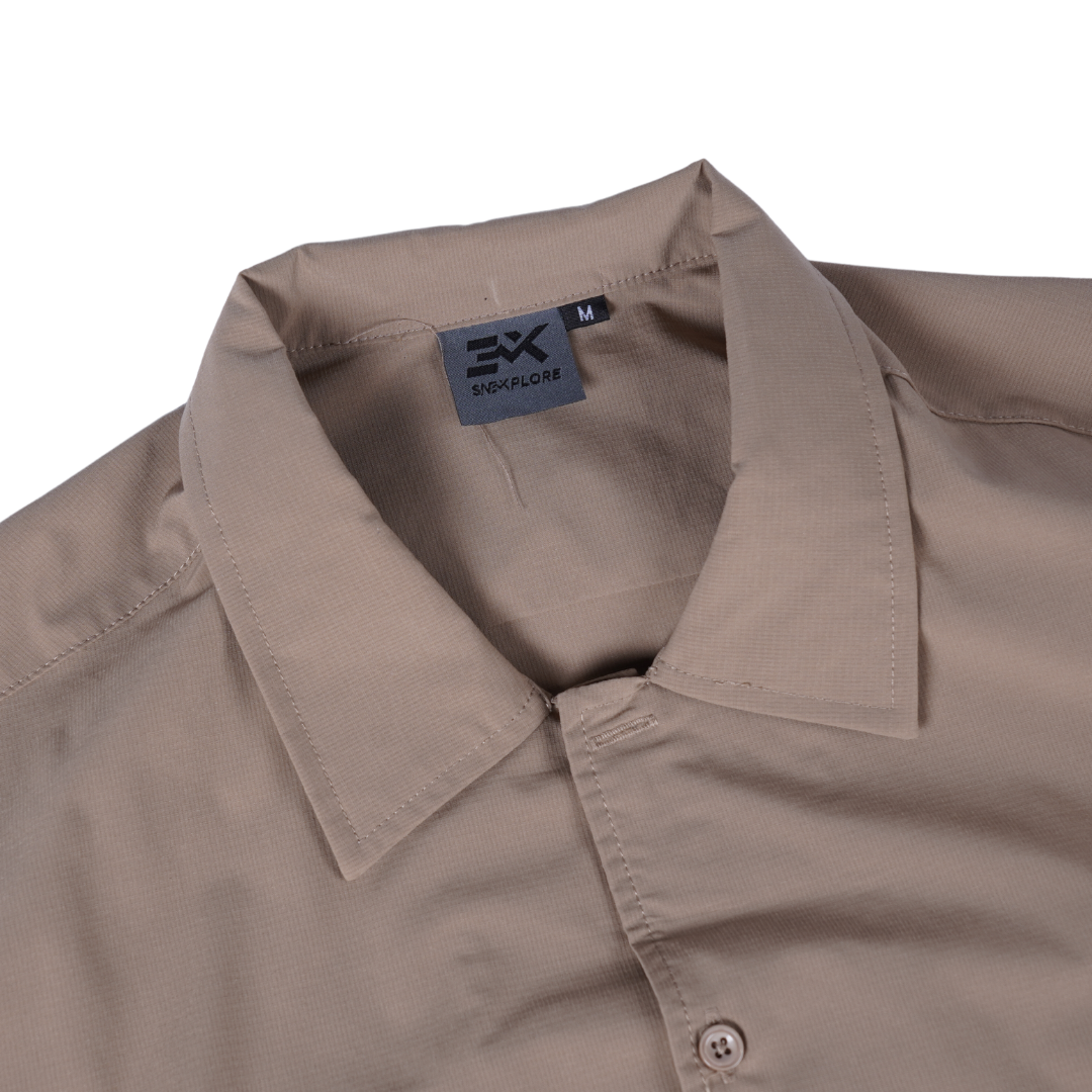 Waterproof Short Sleeve Shirt 'Khaki'