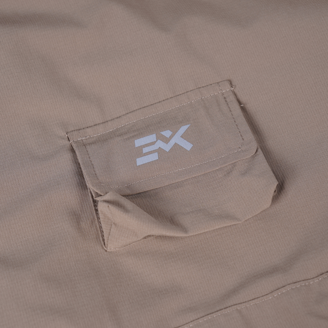 Waterproof Short Sleeve Shirt 'Khaki'