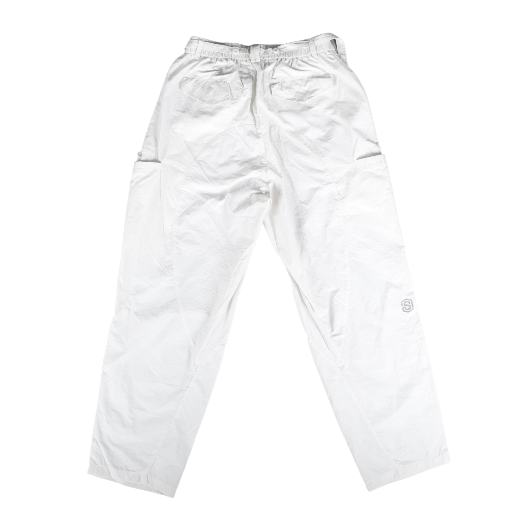 Silver Lining Nylon Pants 'White'