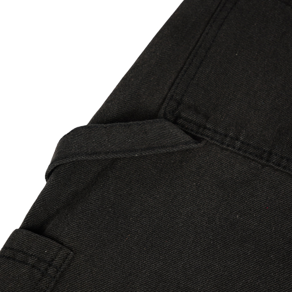 Washed Black Double Knee Jorts
