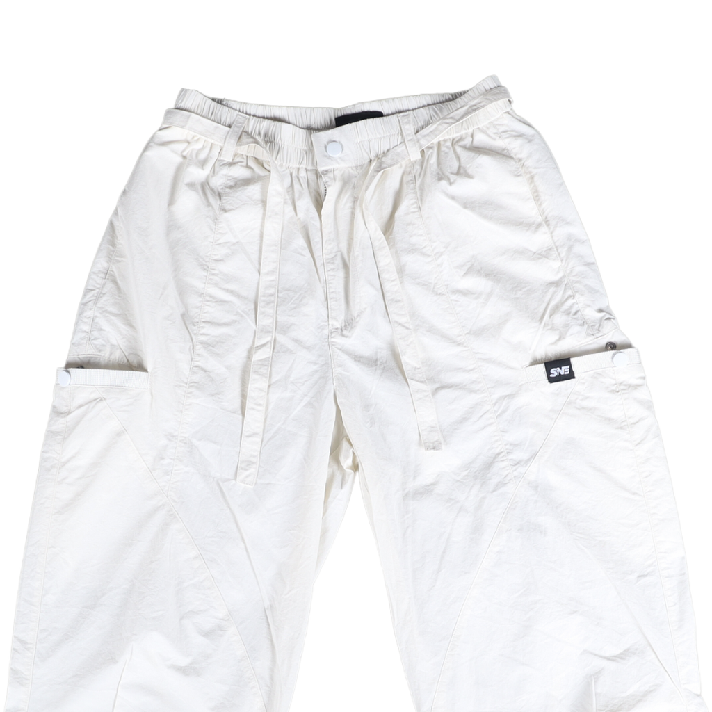 Silver Lining Nylon Pants 'White'