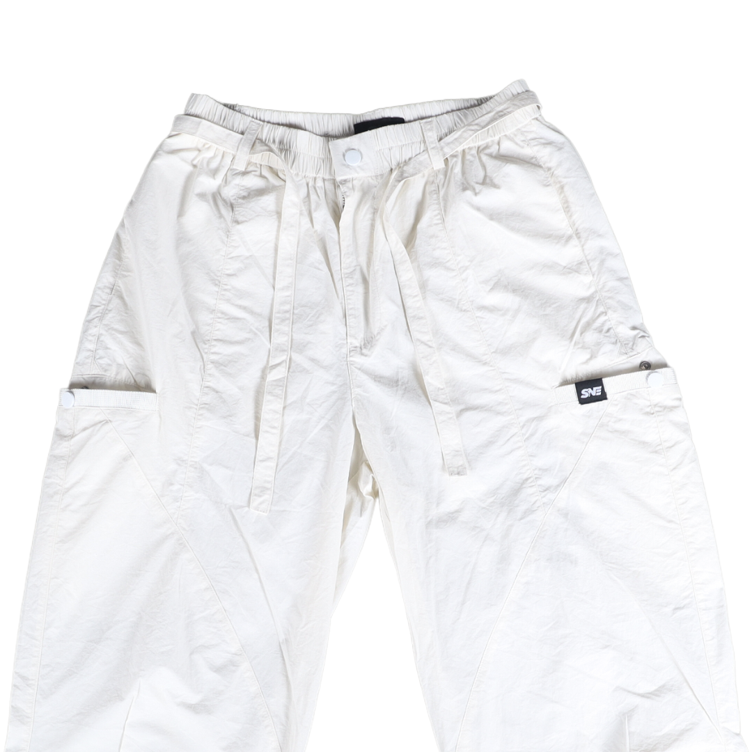 Silver Lining Nylon Pants 'White'