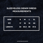 Sleeveless Denim Dress
