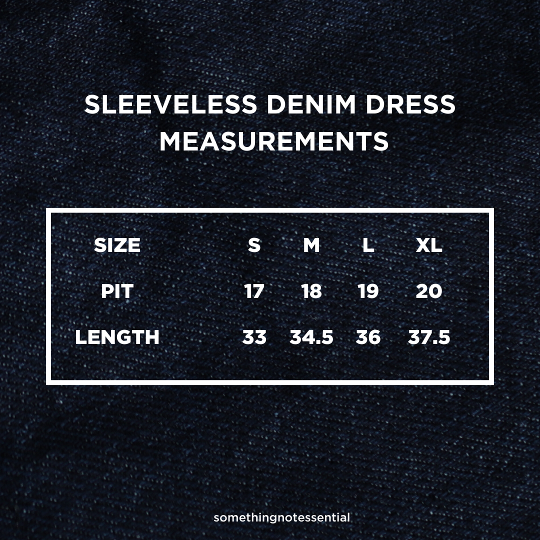 Sleeveless Denim Dress