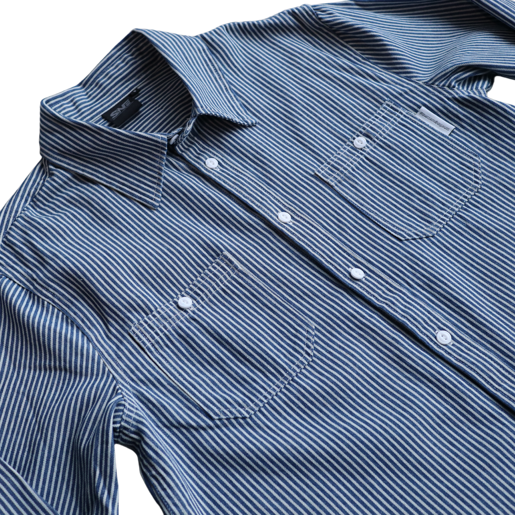 Denim Long Sleeve Overshirt