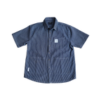 Short Sleeve Denim Shirt 'Blue'