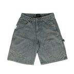 Washed Blue Double Knee Jorts