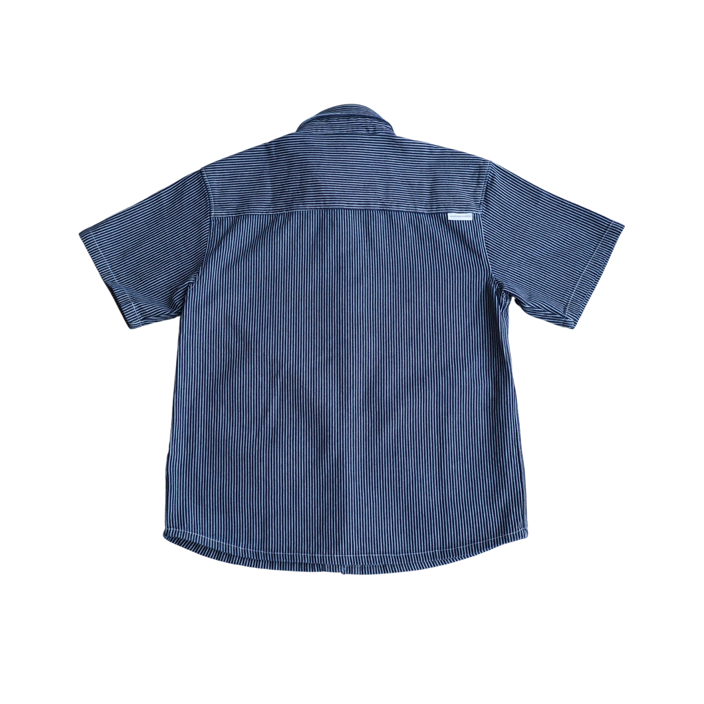 Short Sleeve Denim Shirt 'Blue'