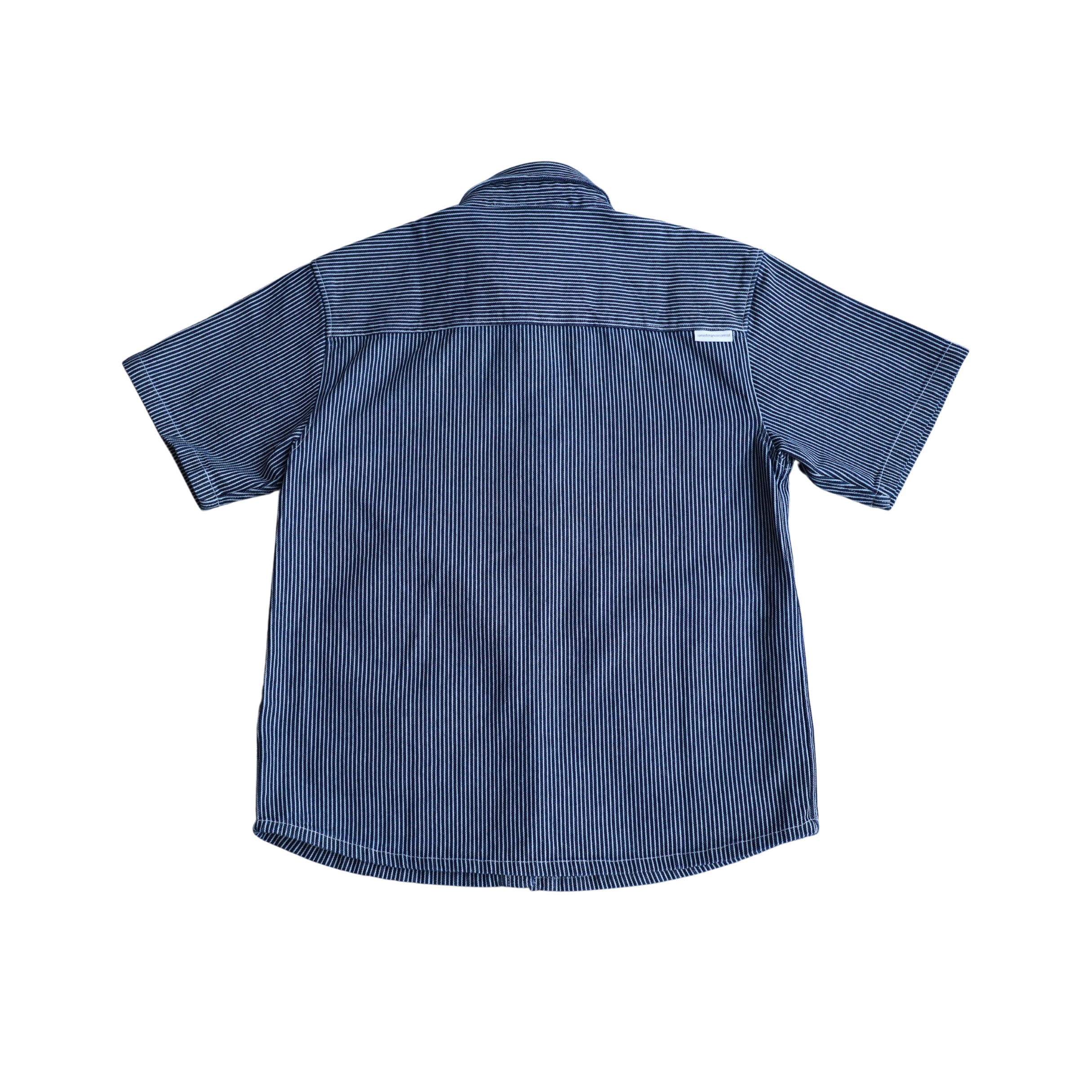 Short Sleeve Denim Shirt 'Blue'