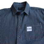 Short Sleeve Denim Shirt 'Blue'