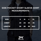 Side Pocket Short Sleeve Shirt 'Navy'