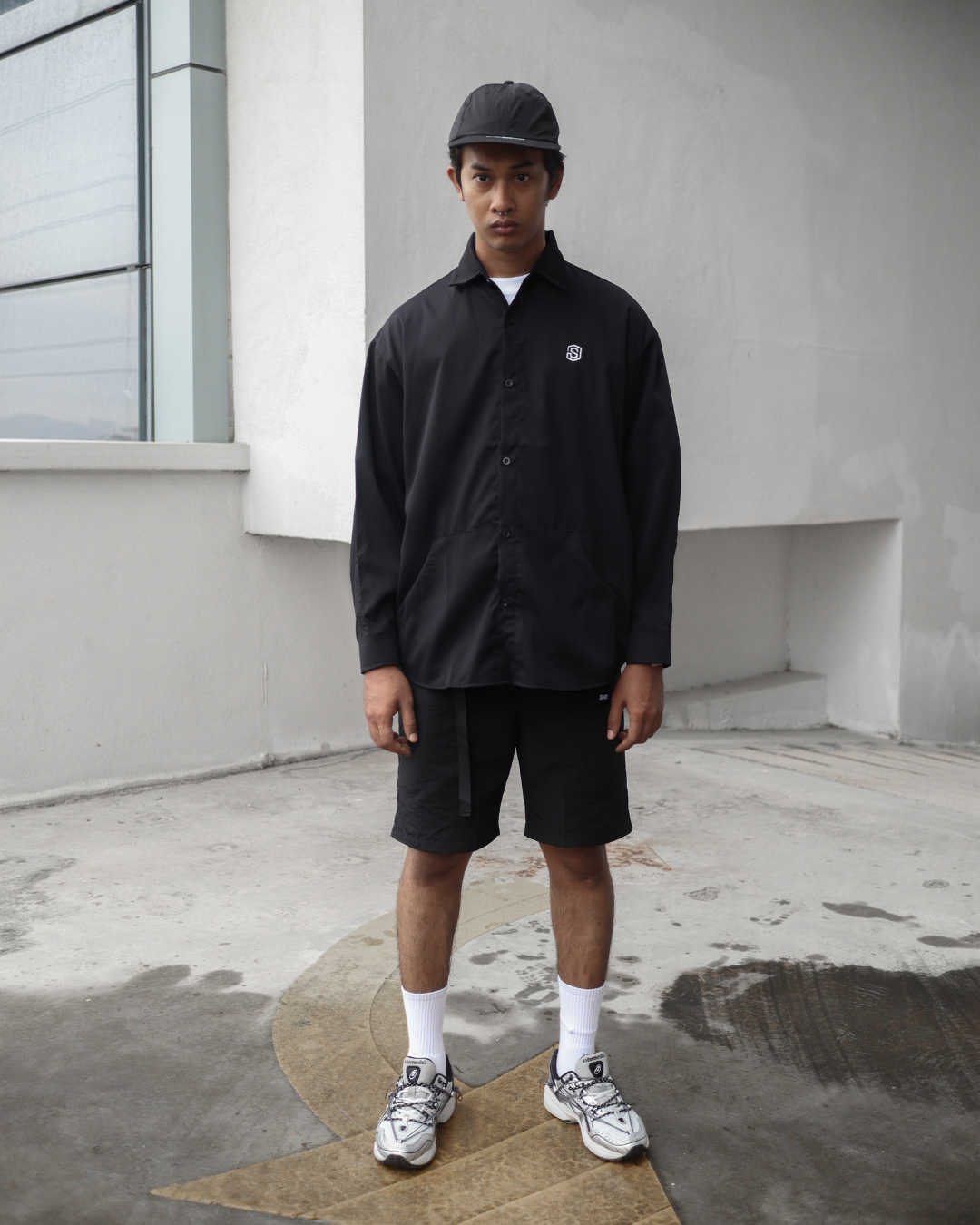 Silver Lining Nylon Shorts