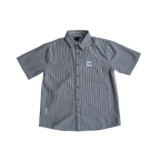 Short Sleeve Denim Shirt 'White'