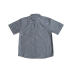 Short Sleeve Denim Shirt 'White'