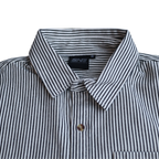 Short Sleeve Denim Shirt 'White'