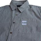 Short Sleeve Denim Shirt 'White'