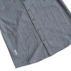 Short Sleeve Denim Shirt 'White'