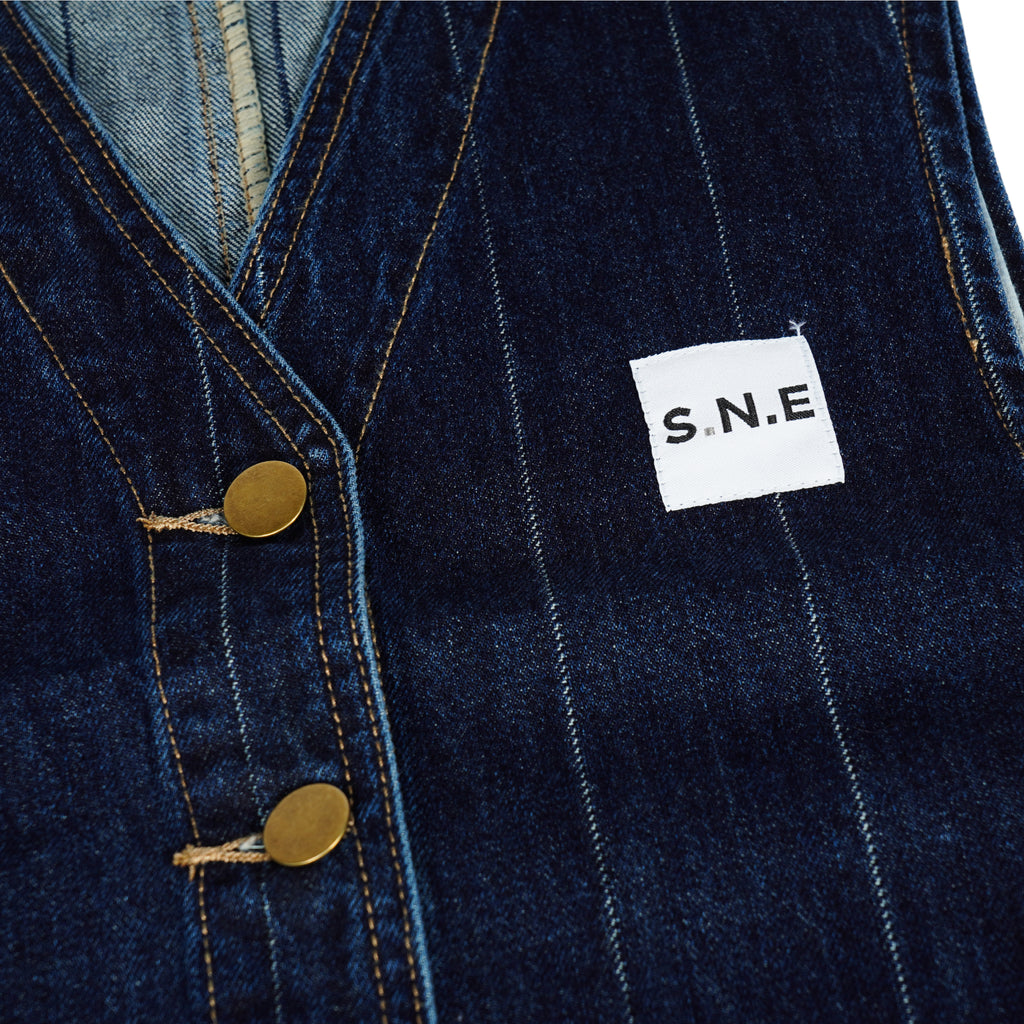 Sleeveless Denim Dress