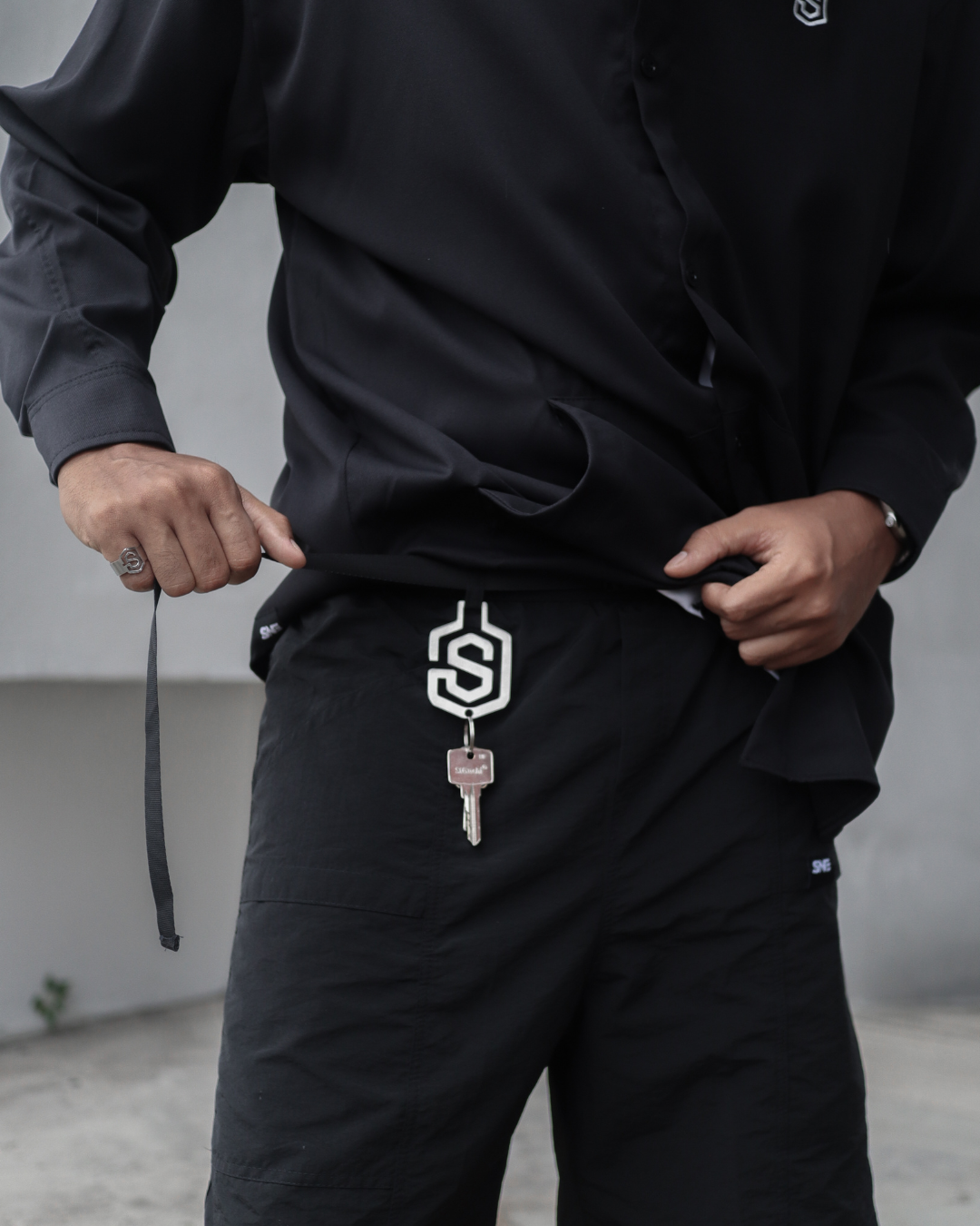 Silver Lining Nylon Shorts