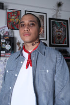 Denim Long Sleeve Overshirt