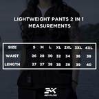 Lightweight 2 in 1 Pants