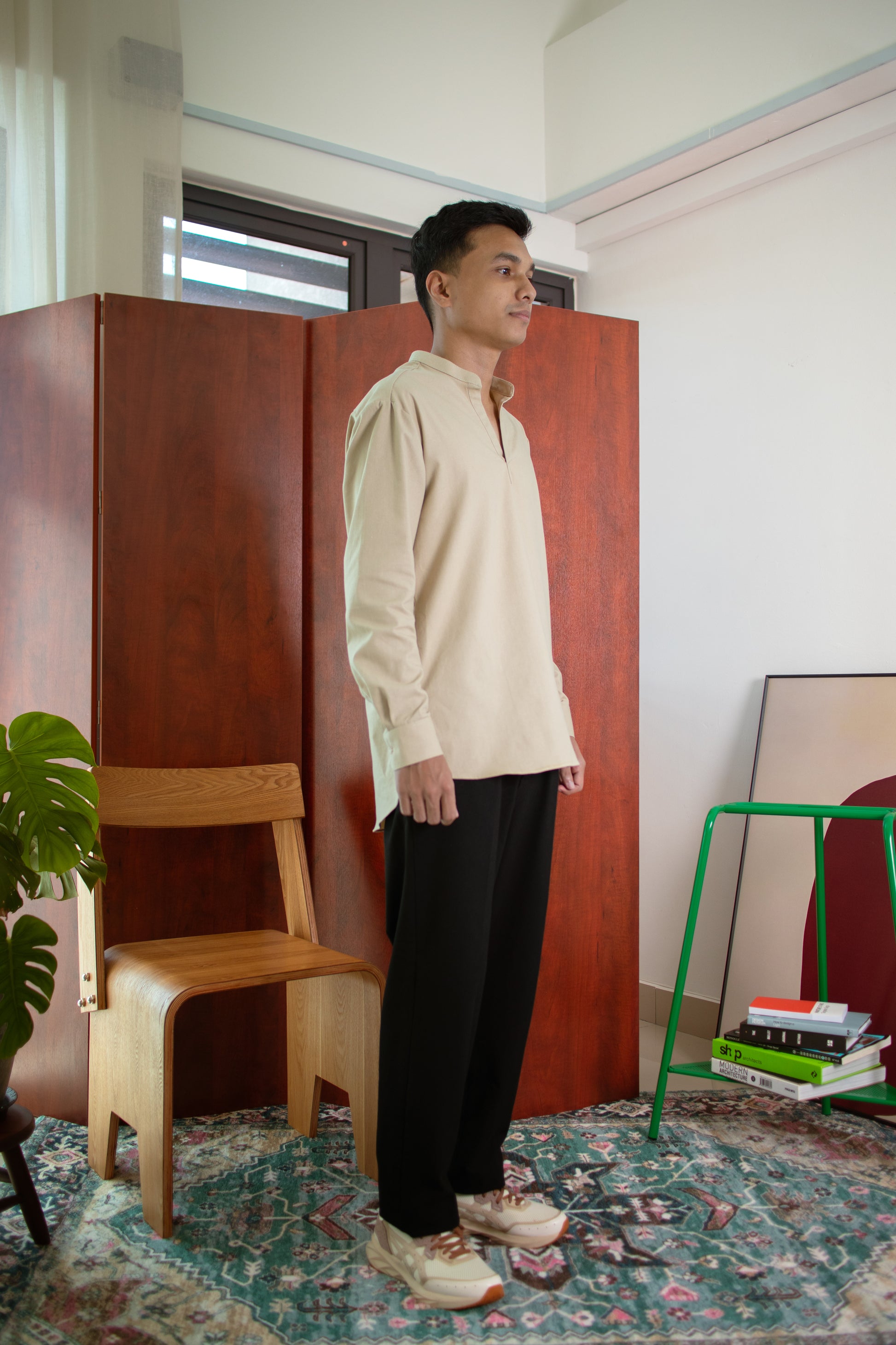 Kurta Shirt 'Sand Beige'
