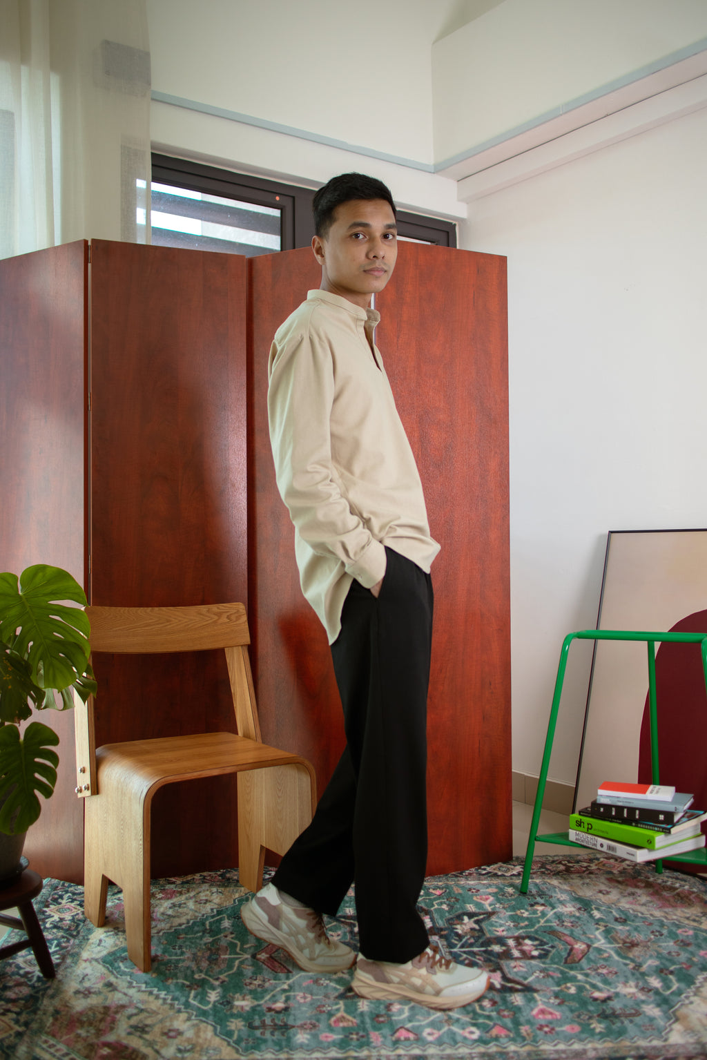 Kurta Shirt 'Sand Beige'