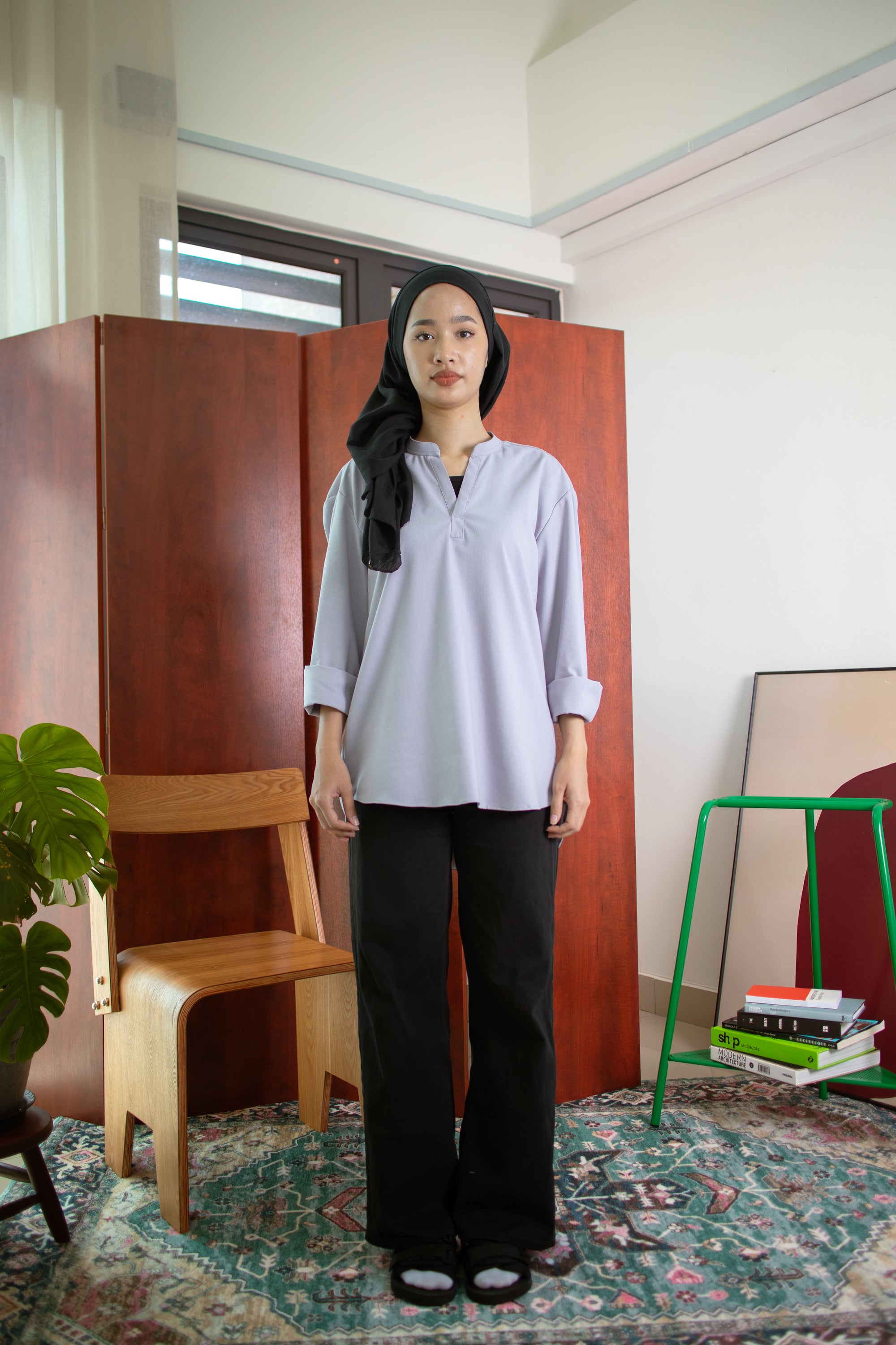 Kurta Shirt 'Concrete Grey'