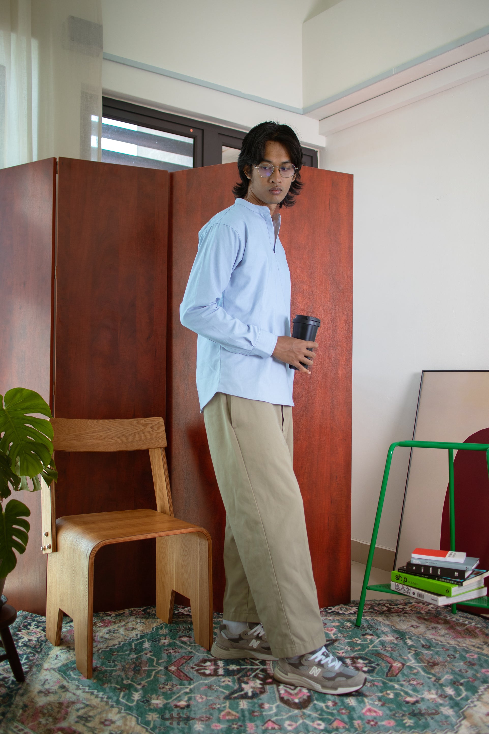 Kurta Shirt 'Sky Blue'