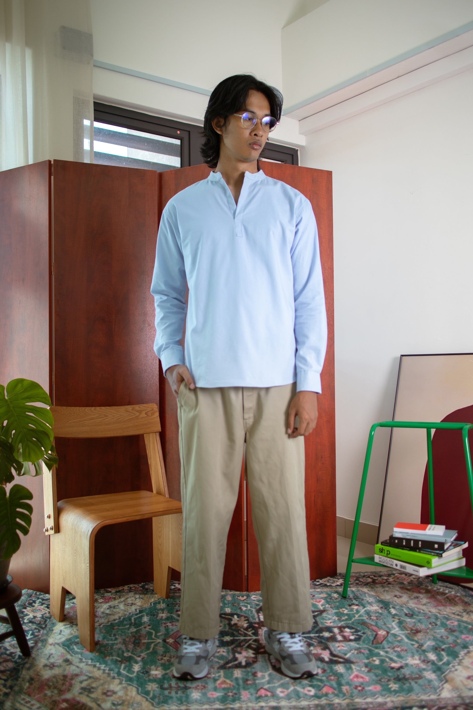 Kurta Shirt 'Sky Blue'